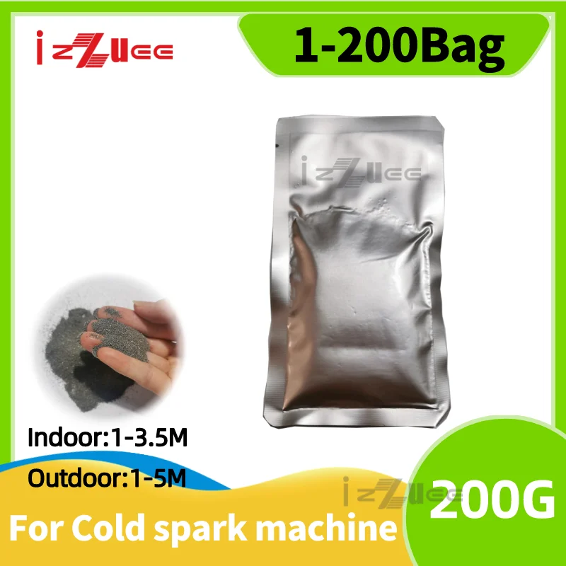 1-200Bag Ti Powder Cold Spark 200g For Wedding Party Machine Indoor Outdoor Dust MSDS Certification For Stage Light Party DJ