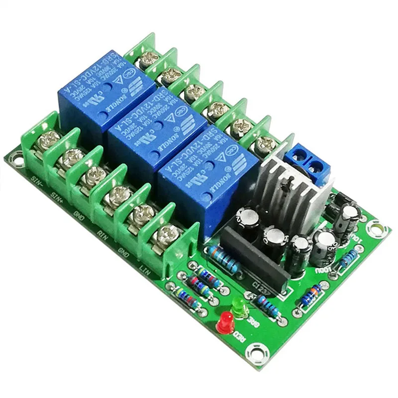 2.1 Three channel high-power speaker protection board, dual power amplifier, speaker protection circuit module