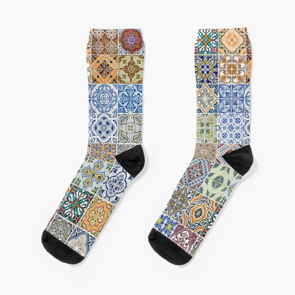 

Set of 48 ceramic tiles patterns Socks moving stockings gifts Toe sports Socks Girl Men's