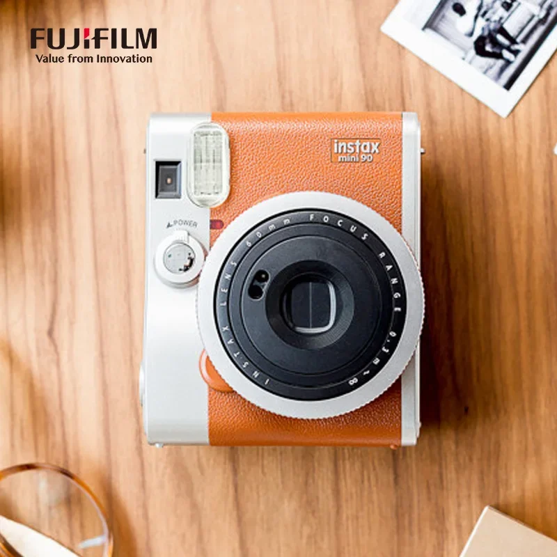 

Fujifilm Genuine Orignial Instax Mini 90 films Camera Hot Sale new instant photo 3 Colours Black Brown Red