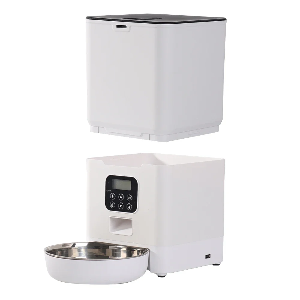 6L 3.5L Pet Feeder Food Dispenser For Cat Dog Travel Supply Automatic Smart Slow Feeder Dispenser Fixed Time Amount Of  Food