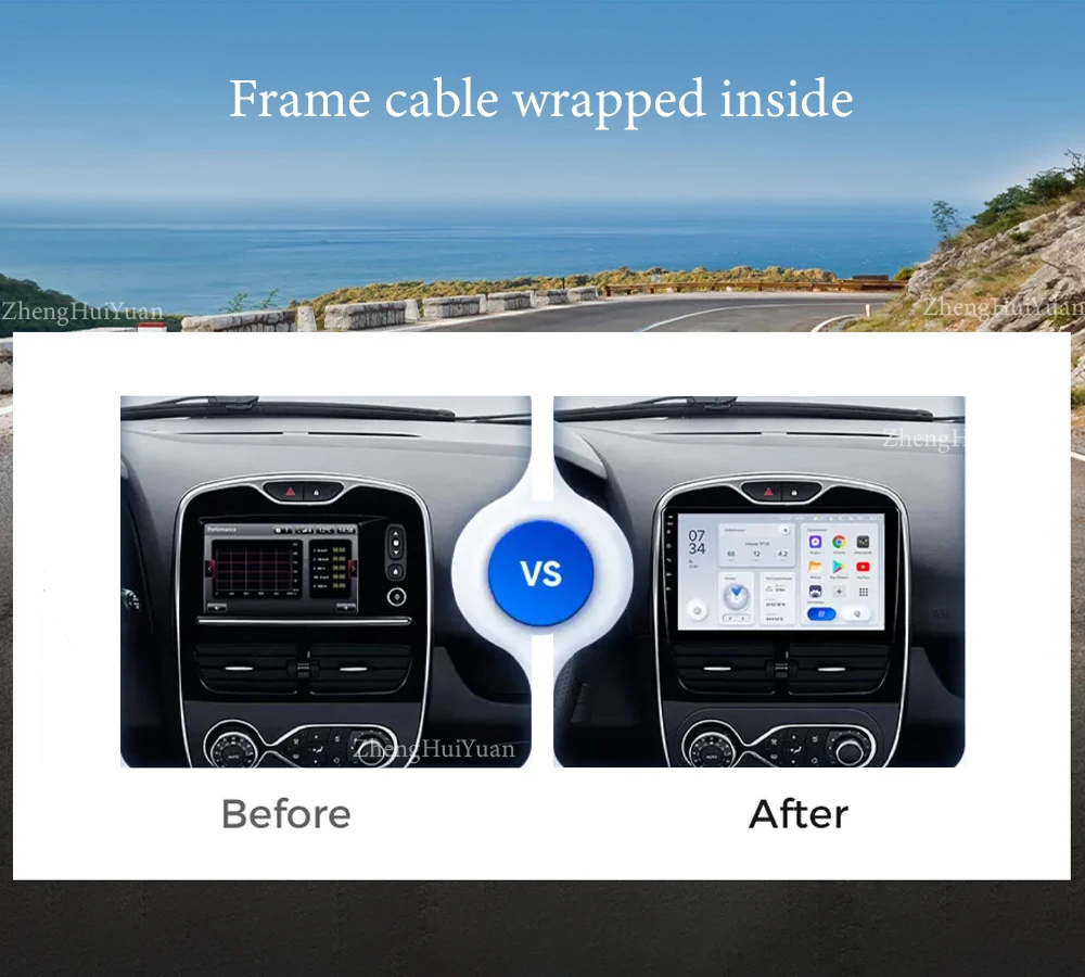 Android 14 Auto Carplay Car Radio Video For Renault Clio 4 2012 - 2015 2016 - 2018 Multimedia Player Stereo Audio 2Din 2 Din