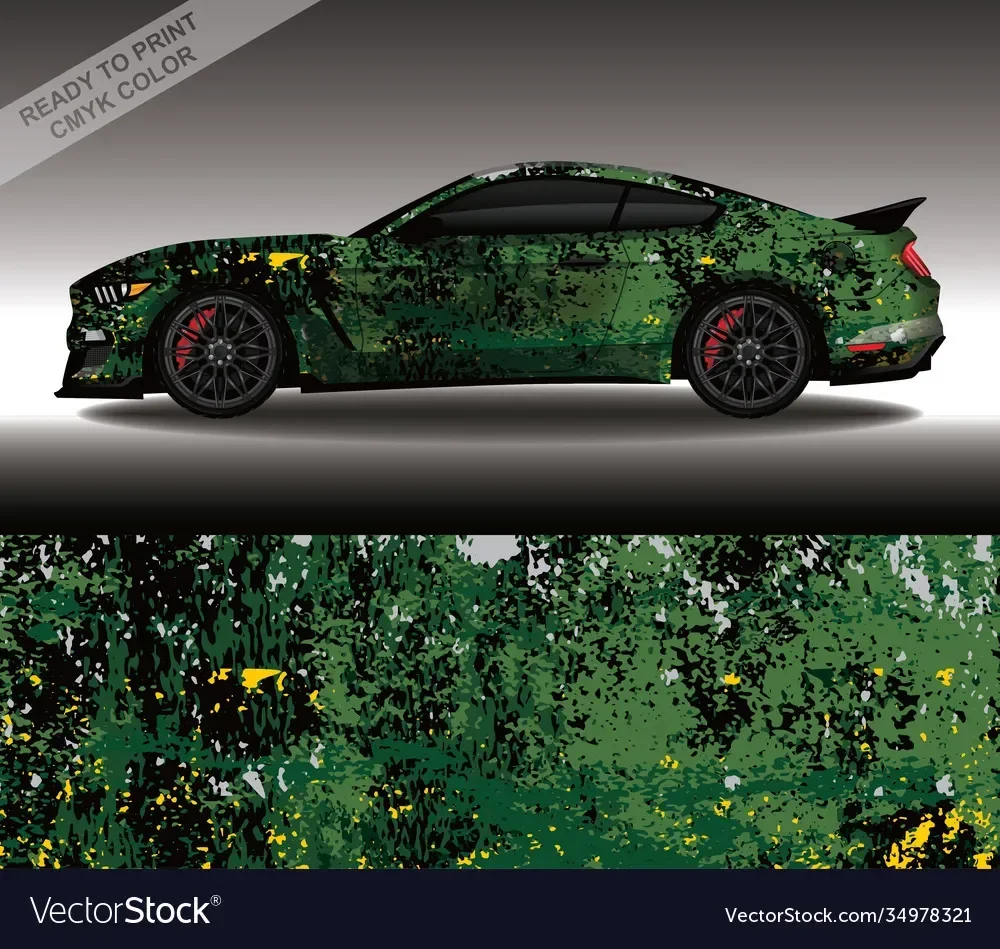

Oil Painting Full Body Racing Vinyl Wrap Car Graphic Decal Car Full Wrap Sticker Decorative Car Decal Length 400cm Width 100cm
