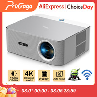 PROGAGA Native 1080P PG610W Android Projector 4k WiFi Projector For Movie PG610 Smart Home Theater Outdoor Portable video Beamer