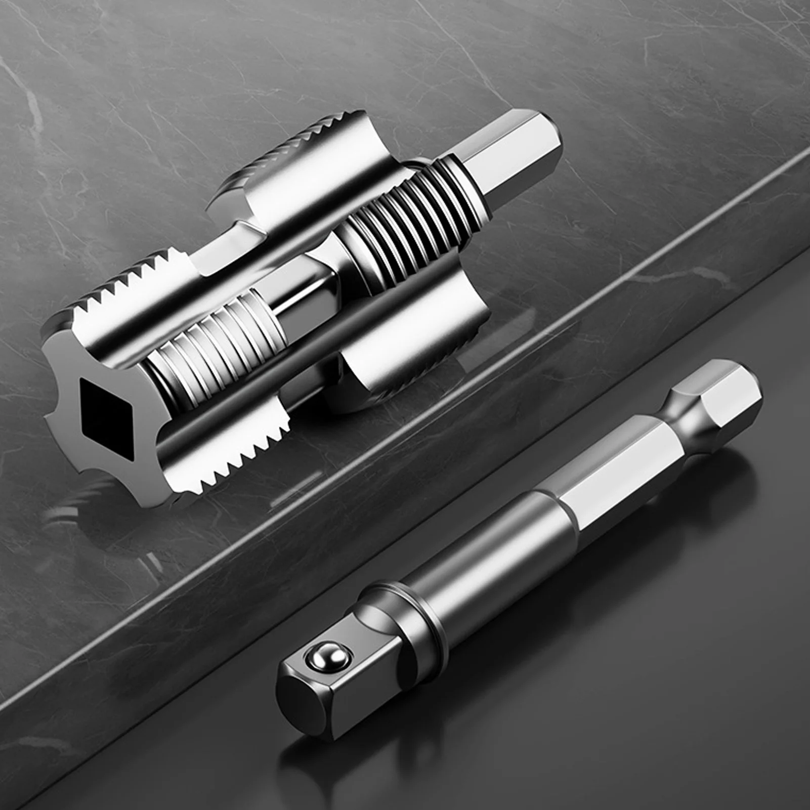 PPR Pipe Threader Kit 1/4 Inch Hex Shank G1/2 G3/4 Standard Thread Pipe Threader Plumbing Tools Tubing and Pipe Threader Kit