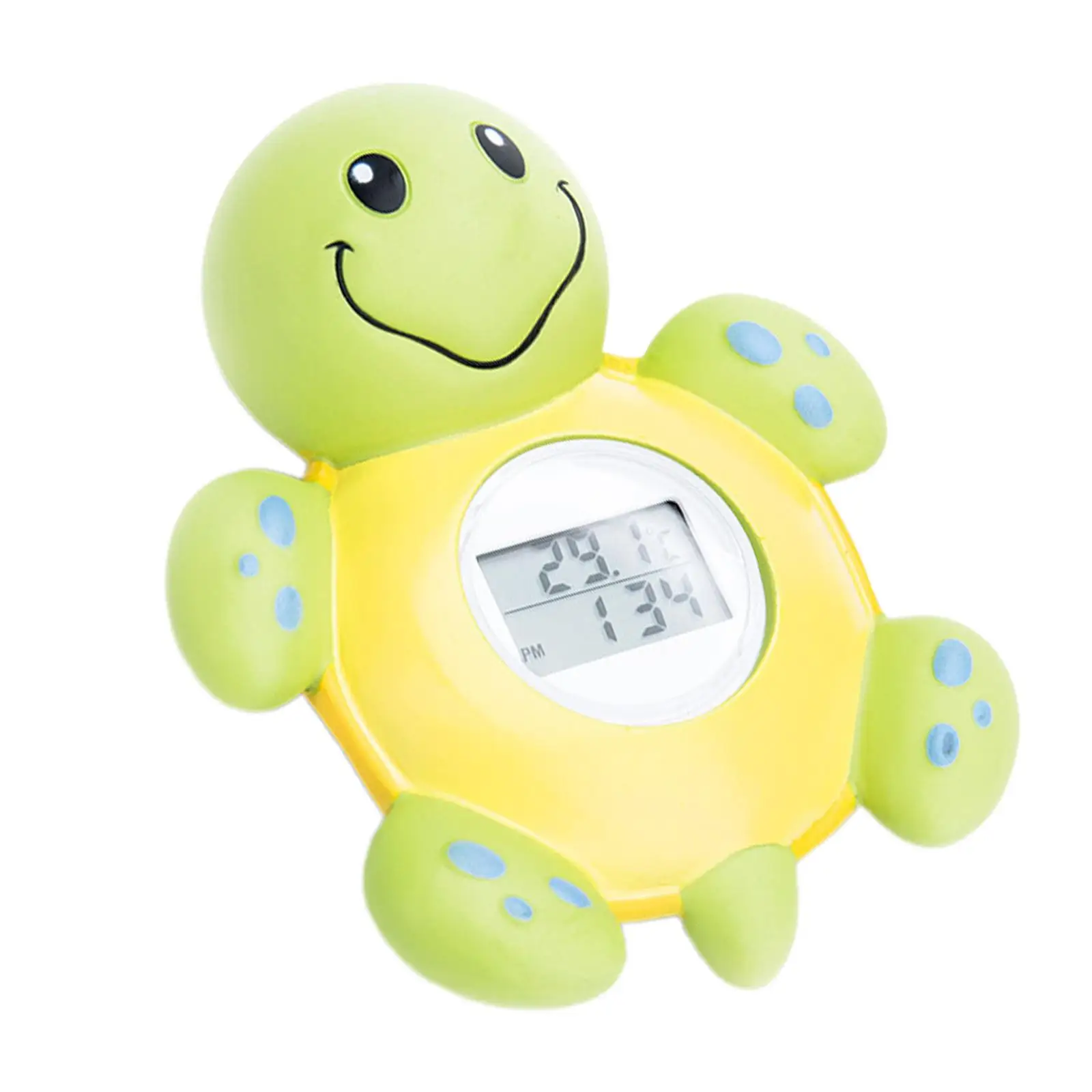 Baby Bath Thermometer Turtle Shower Water Temps Meter Room Digital Thermometer Clock Display Smart Electronic Water Thermometer