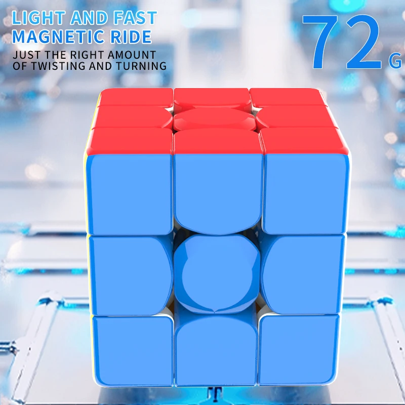 [JudyCube] Yuxin Huanglong 3X3 M V2 Magnetic Magic Speed Cube Stickerless Huanglong 3M Fidget Toys Cubo mágico Puzzle