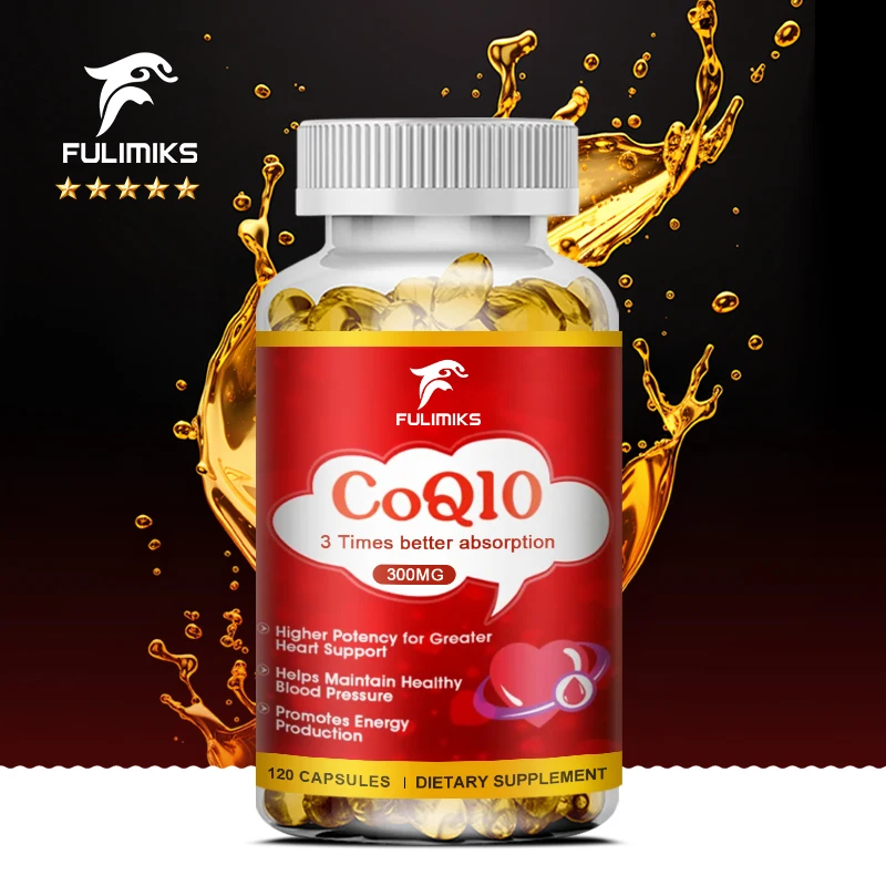 

Капсулы Ubiquinone CoQ10 — поддерживает здоровье сердца, обеспечивает энергию для поддержки здоровья суставов, суперпоглощающие, вегетарианские капсулы