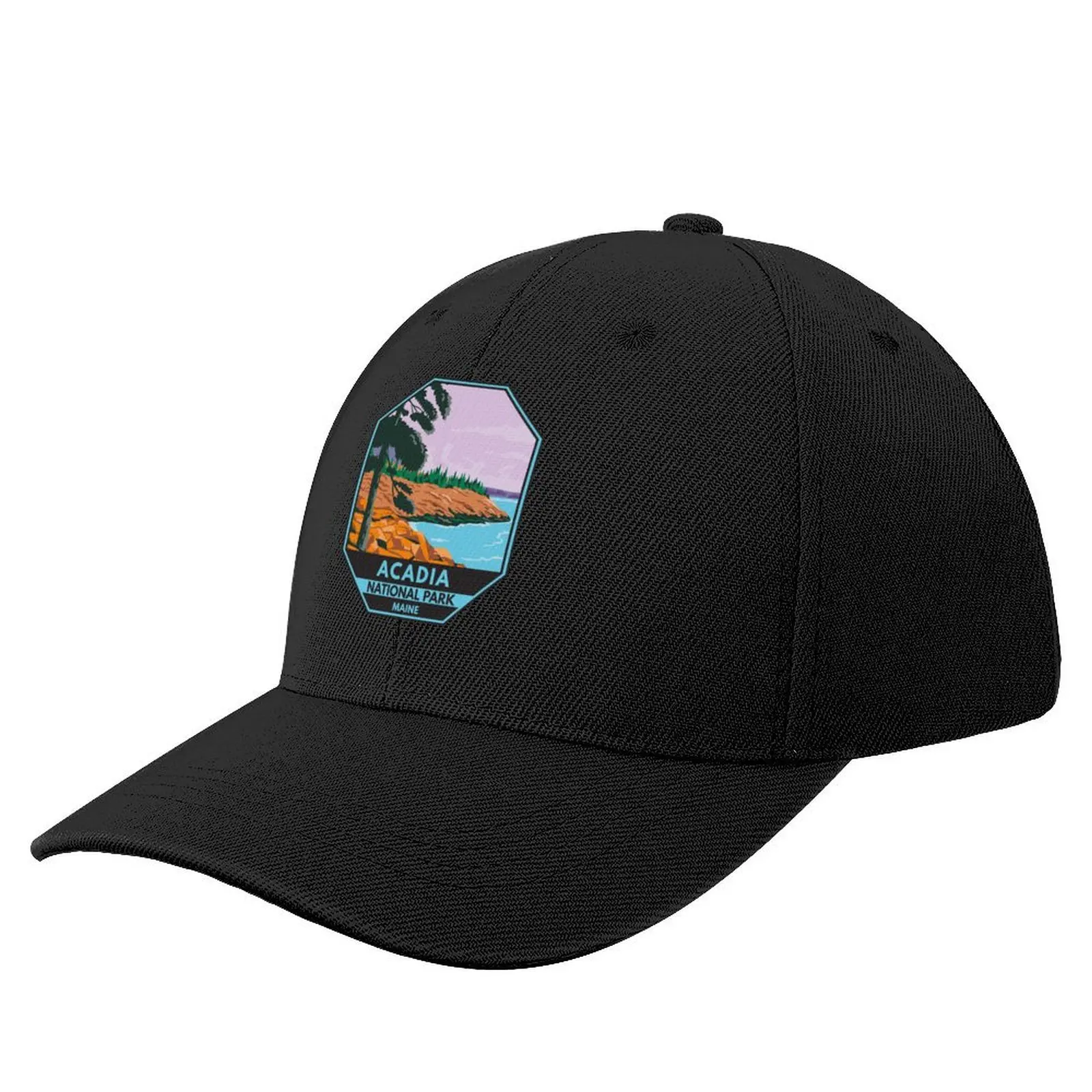 

Acadia National Park Maine Bar Harbor Emblem Baseball Cap cute Snapback Cap Women Men's