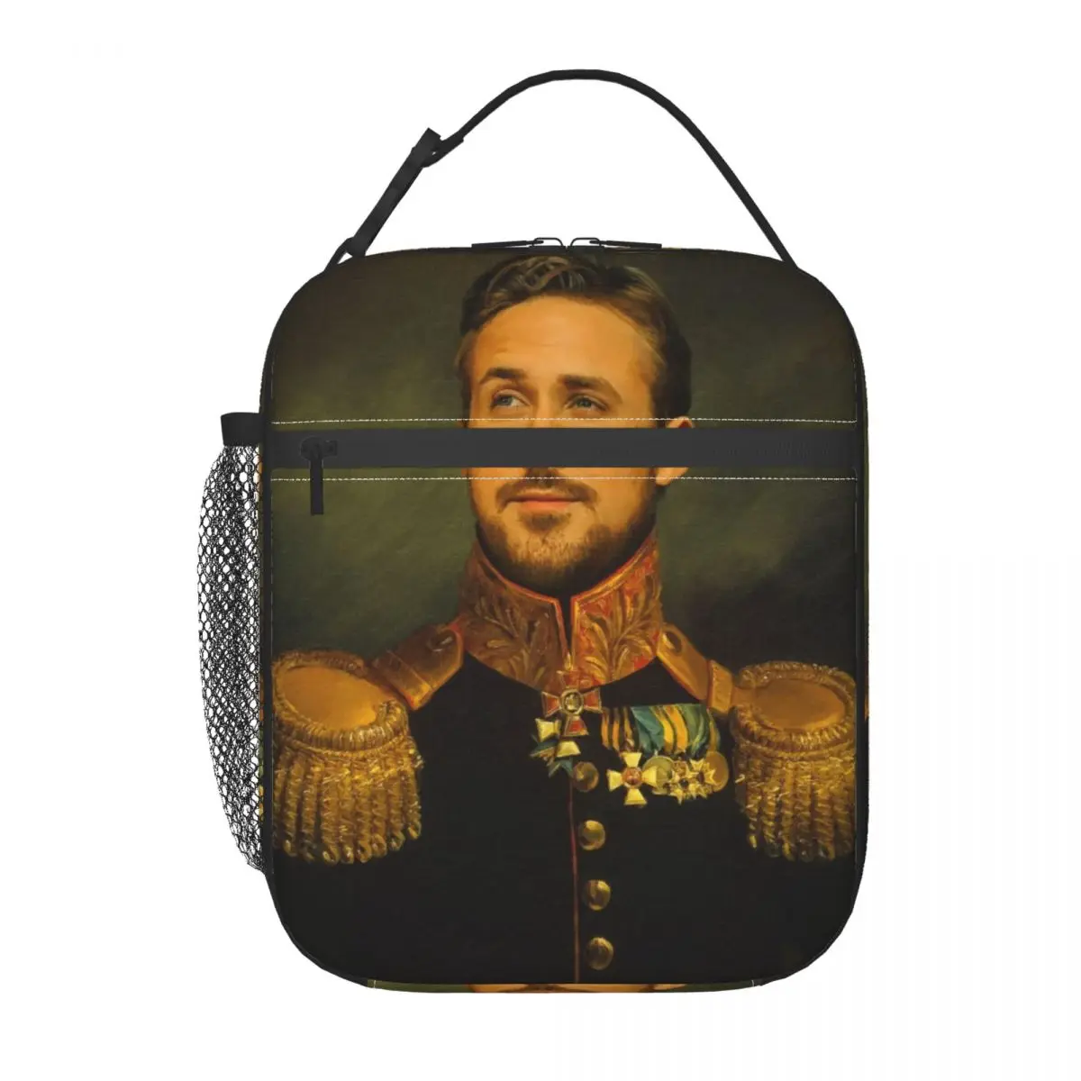 Canadian Actor Ryan Gosling Portable Lunch Boxes for Women Leakproof Thermal Cooler Food Insulated Lunch Bag Office Work