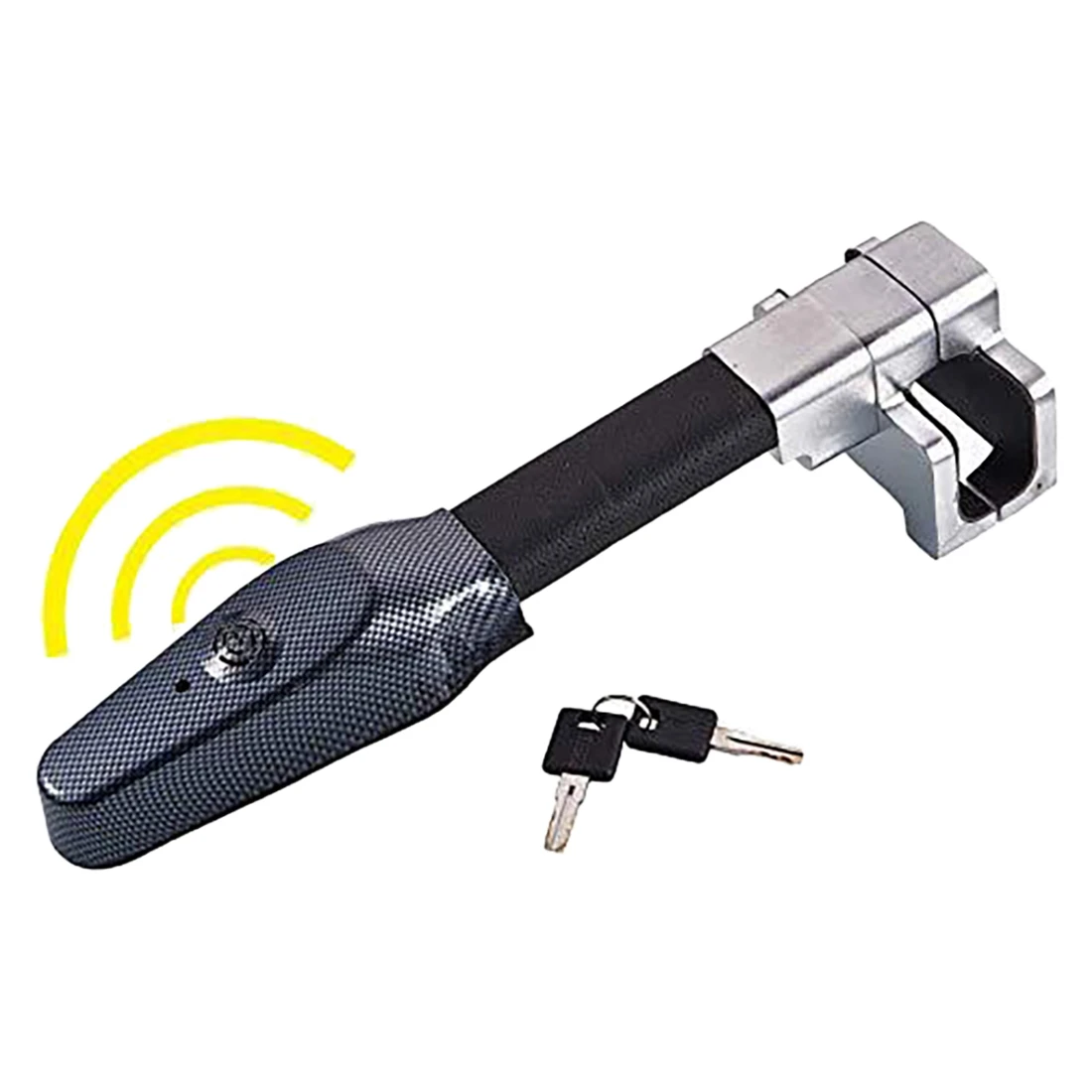 

Car Steering Wheel Lock Smart Anti Theft Safety Alarm Lock Retractable Security Car Locks Auto Accessories Universal