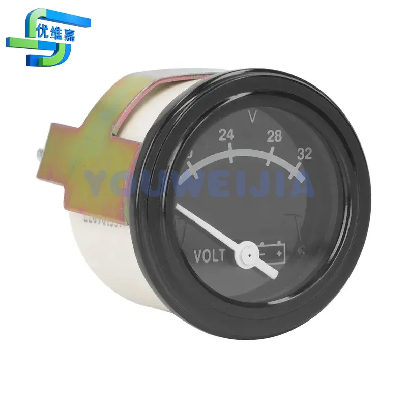 

Diesel Generator Voltmeter 3015235 Transparent Cover Waterproof Voltage Gauge for 12v 24V Generator Equipment