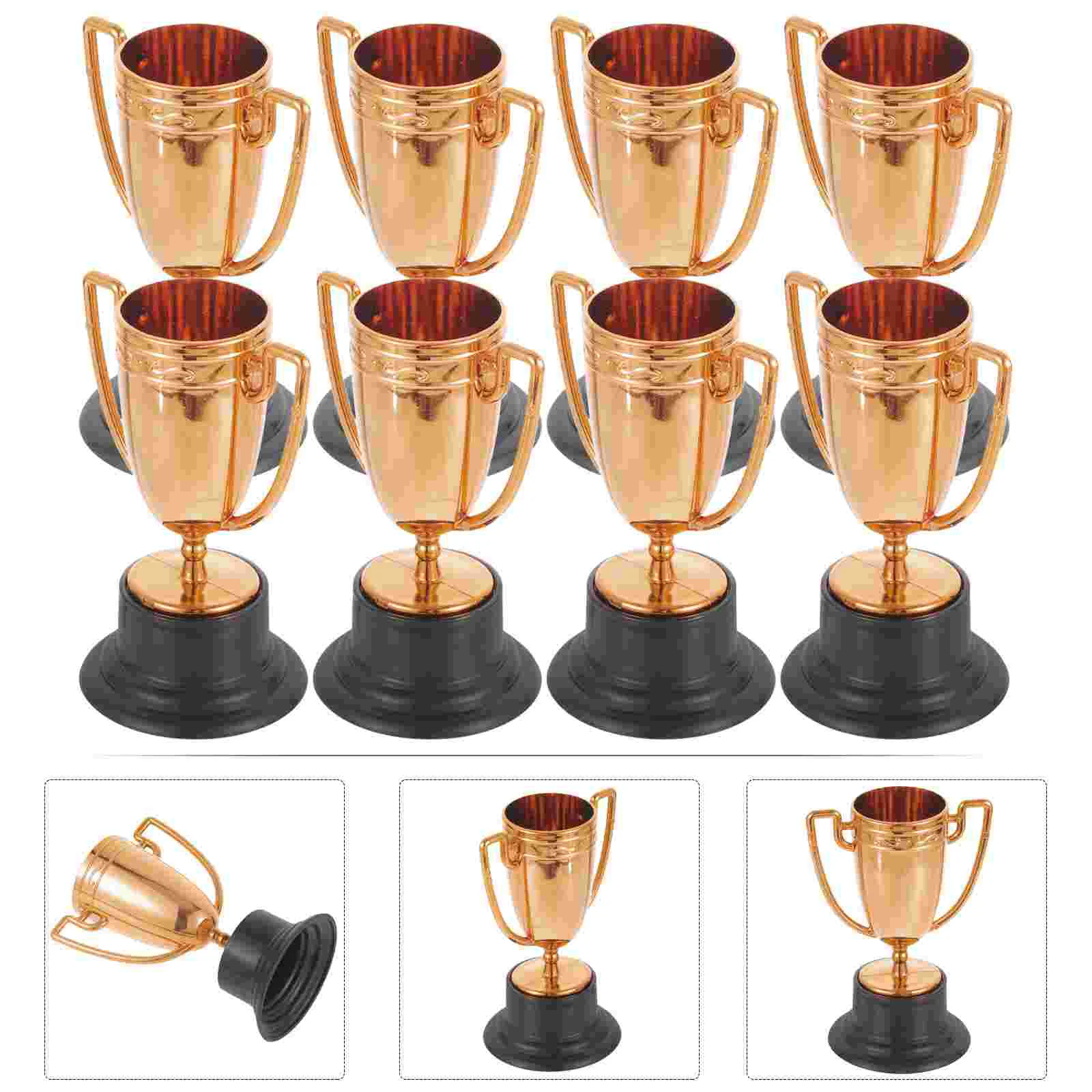 8 Pcs Mini Trophy Baseball for Kids Decor Small Toys Team Gifts Trophies Prizes Participation Party Plaque Model