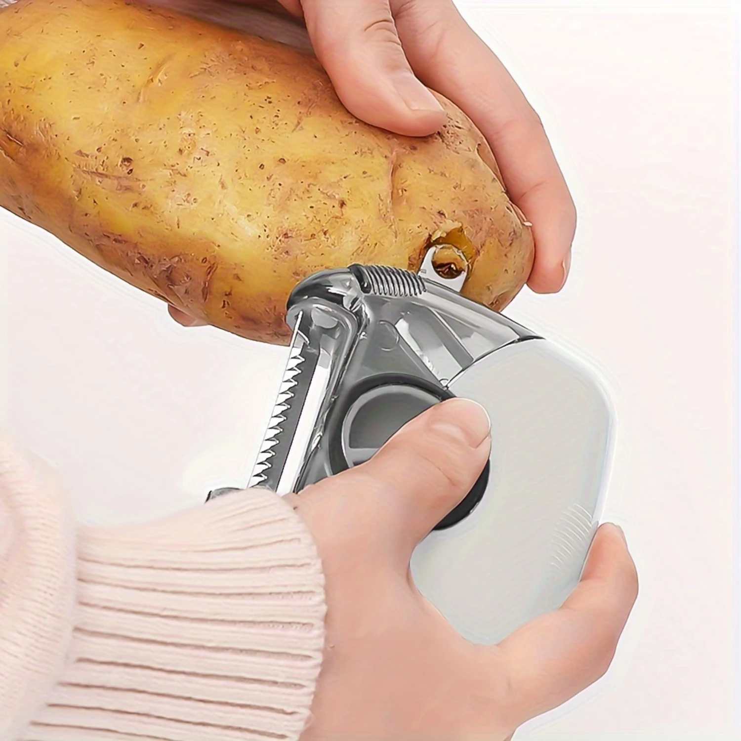 Ferramenta multifuncional para descascar frutas e vegetais 3 em 1