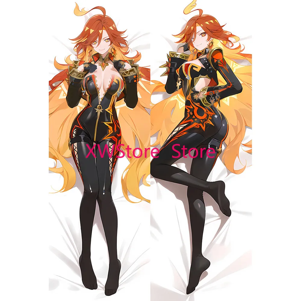 

New Style Genshin Impact Mavuika 2WAY Hugging Body Pillow Case Anime Pillow Cushion Cover Dakimakura