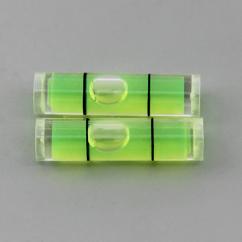 Batch 8*31 mm Bolha de Nível de Espírito Plástico Alta Precisão Nível de Bolha Medidor de Nível de Água Ângulo Oblíquo Transferidor 100 Peças