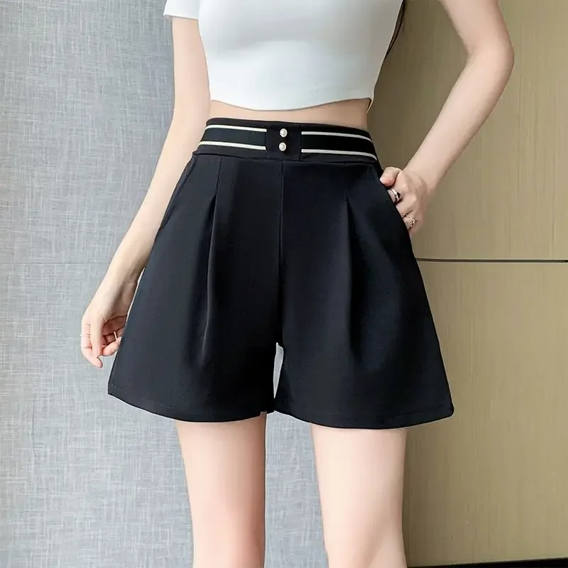 Women's Shorts Loose Baggy Casual Female Short Pants Suit With Design Elegant Outfits Outdoor To Wear New In Designer Jorts Kpop