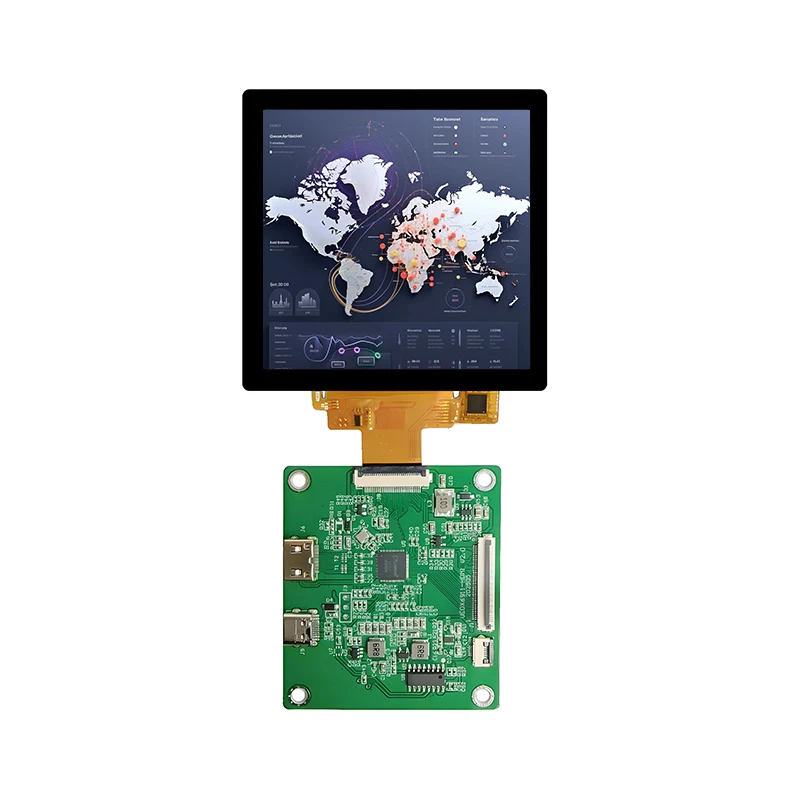 Picture 7: 4 Inch IPS Capacitive Touch Screen Display for Raspberry Pi 480*480 HD-MI Raspberry Pi Display Screen