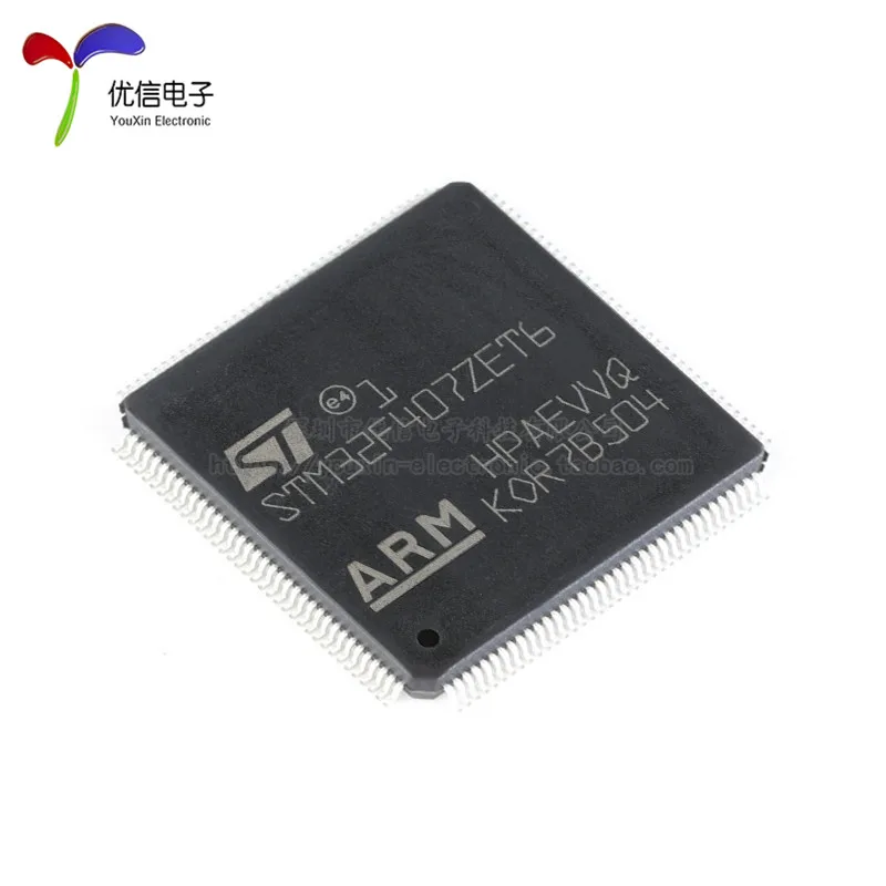 Free shipping  STM32F407ZET6 LQFP-144 ARM Cortex-M4 32MCU     10PCS