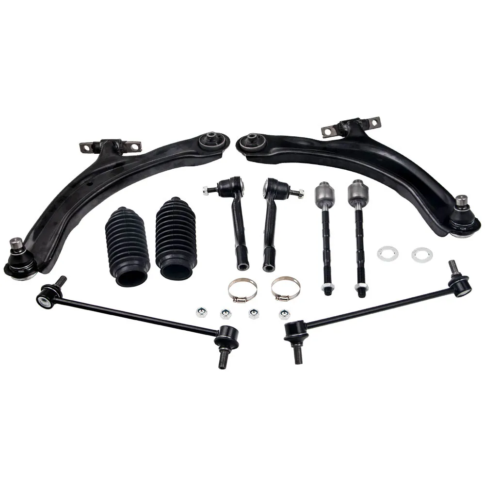 SUSPENSION CONTROL ARM WISHBONE+STABILISER LINK+TIE ROD END for peugeot 206