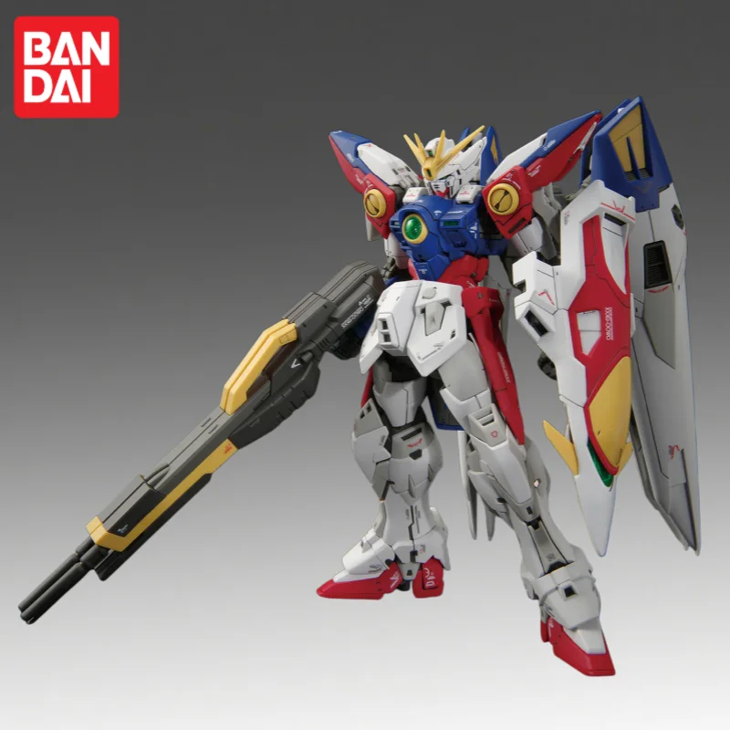 

In Stock Bandai Original Rg 1/144 Rg-gundam Wing Gundam Zero Action Figure Model Doll Brand New Boxed Anime Characters Toys