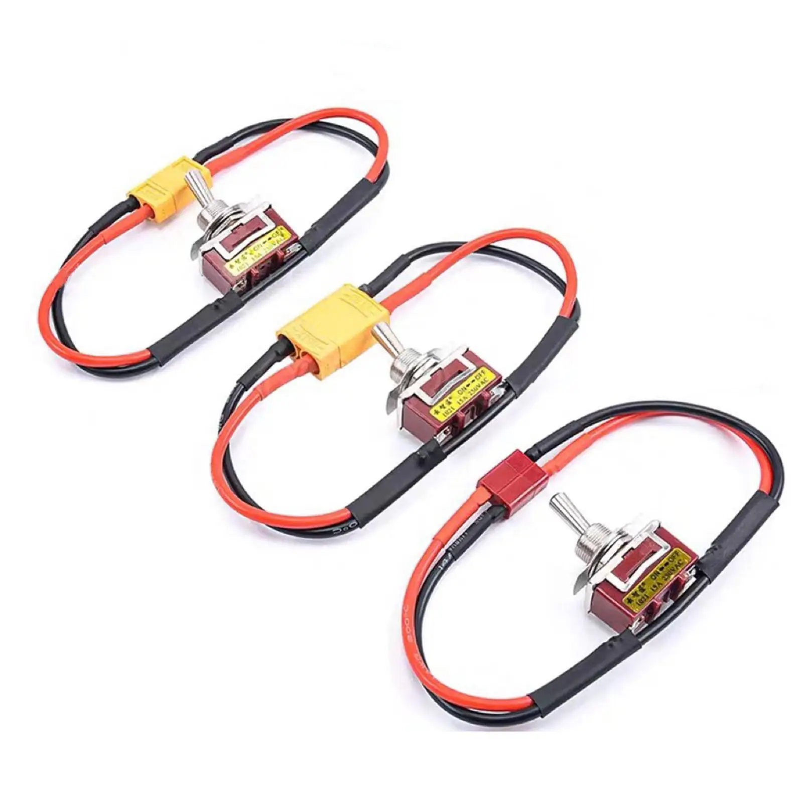 Large Current High Load Switch RC Large Current on/Off Switch 250VAC4 DIY Parts 35cm Power on Off Toggle for RC Car RC Planes