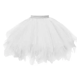 Váy Tutu của Tulle dành cho phụ nữ, thập niên 50, Petticoat Rockabilly, Thân Carnival, Underkirt, Dance, Ballet, Cosplay 10 Bán hàng ngắn bán hàng Ballad - №8