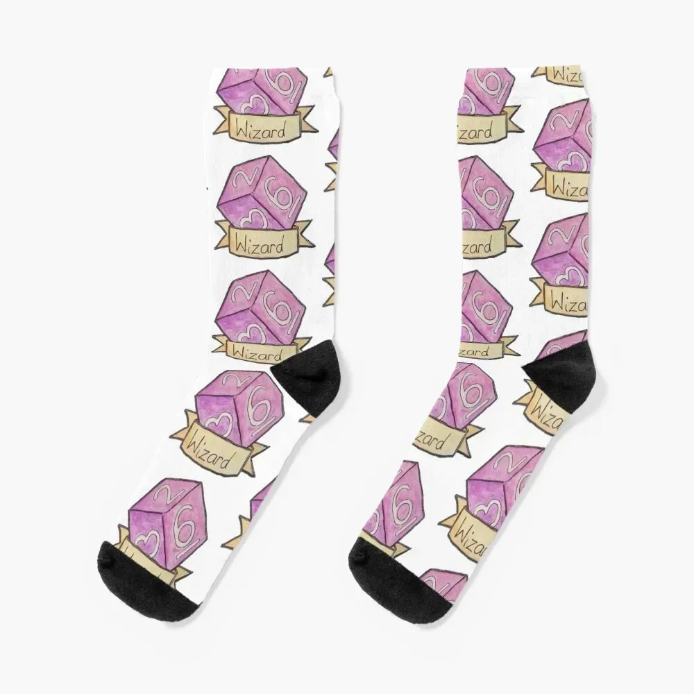 

D&D Wizard Hit Dice Socks professional running kids Socks Women Men's