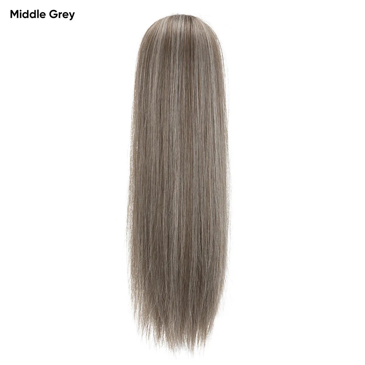 Creative and Affordable Wig with Ponytail Clip, Long Straight Hair, Fluffy, European and American Style Hairstyle