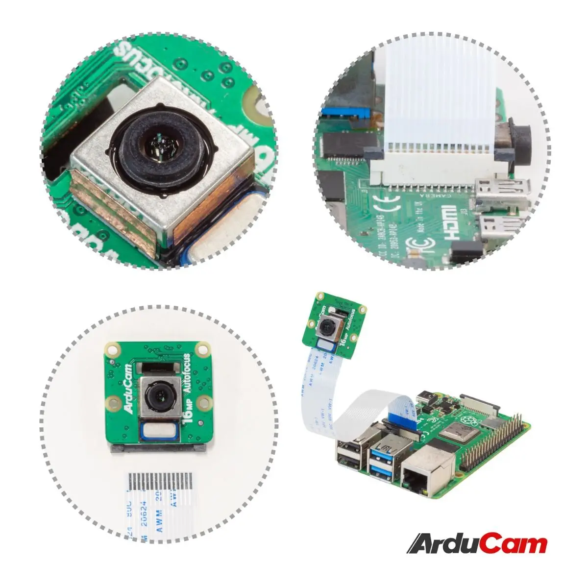 Imagem -05 - Módulo de Câmera Autofocus Arducam Imx519 Pdaf e Cdaf Raspberry pi Jetson Nano po nx e Nvidia Orin nx e Agx e Orin