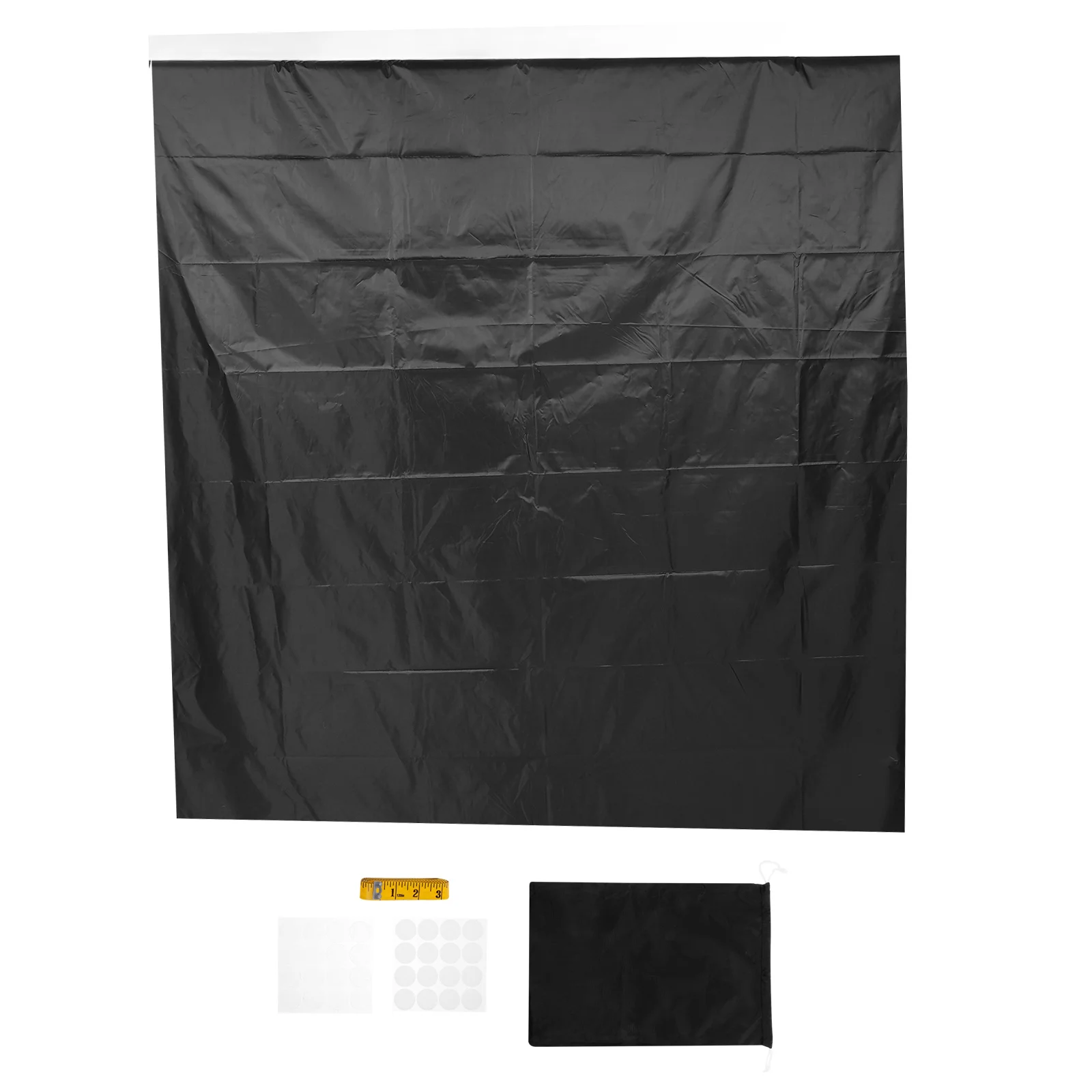 

1 Sets Blackout Curtain Portable Darkening Shade DIY Cut Travel Nursery Bedroom Light Blocking Window Cover Office