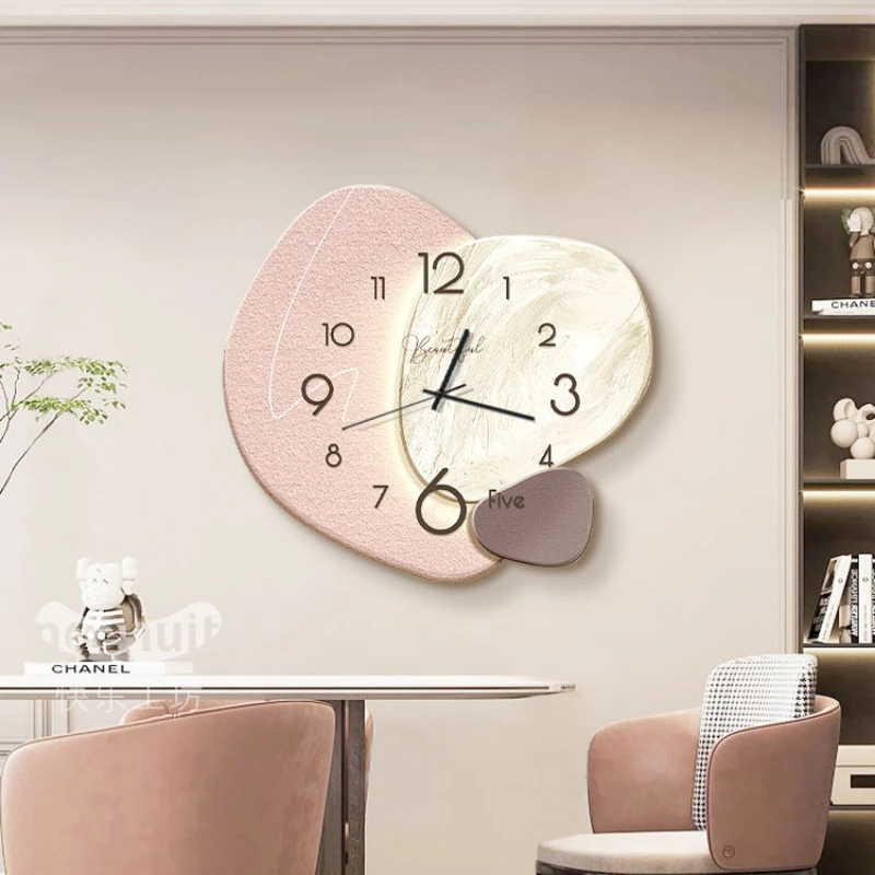 

Digital Modern Wall Clock Unusual Nordic Minimalist Creative Wall Watch Fashion Luminous Horloge Murale Living Room Decoration