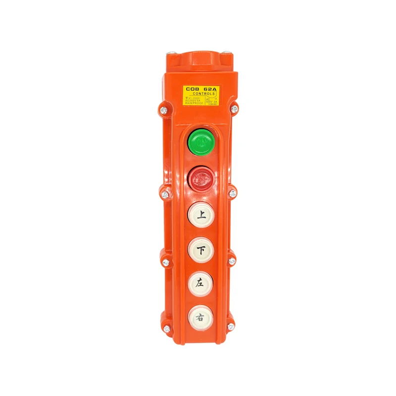 Driving Control Switch 6-bit COB-62A Crane Lifting Control Switch Waterproof Electric Hoist Switch