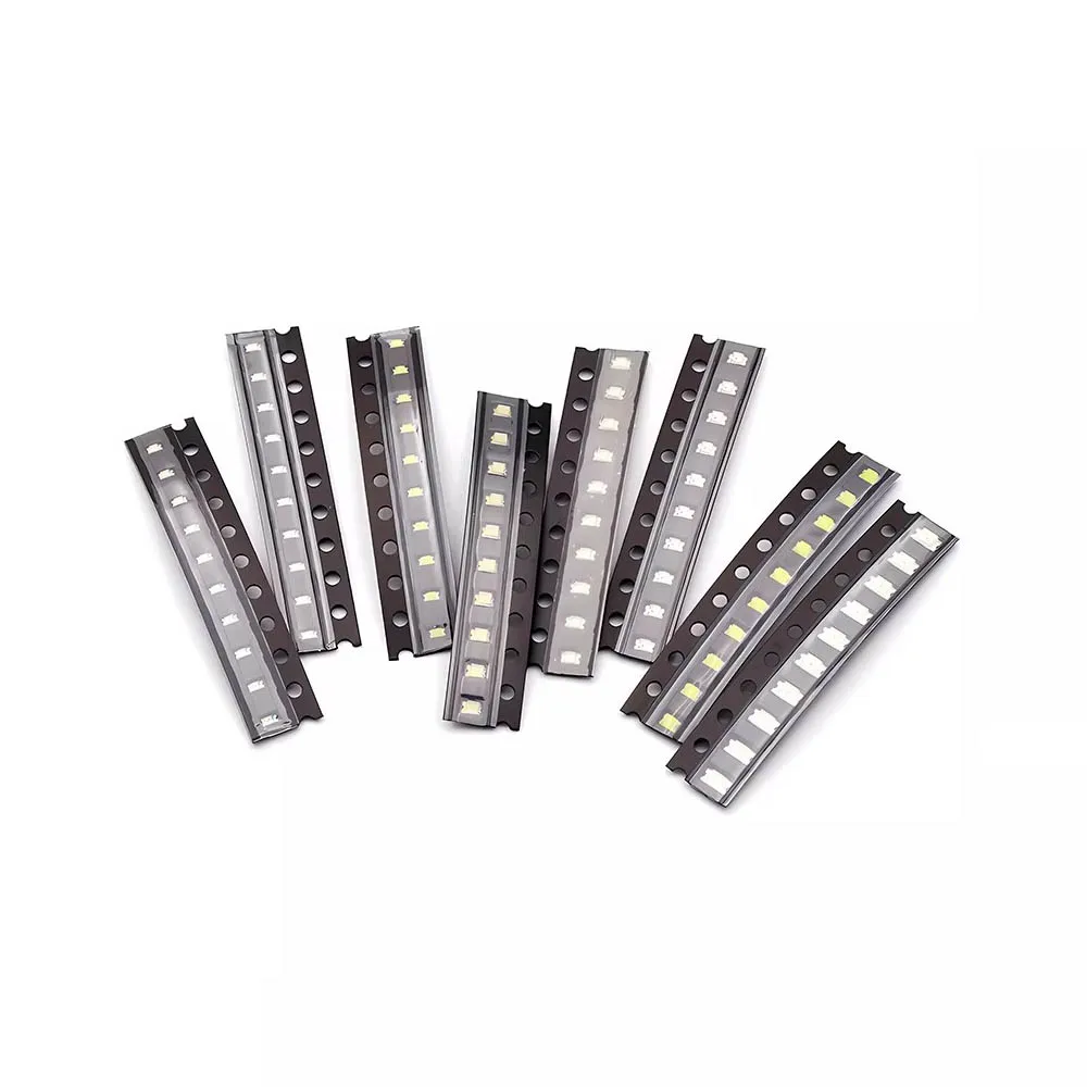 100pcs = 5 colori x 20pcs 0402 2835 1210 1206 0805 0603 3014 3020 Assortimento SMD LED Diodo kit Verde/ROSSO/Bianco/Blu/Giallo
