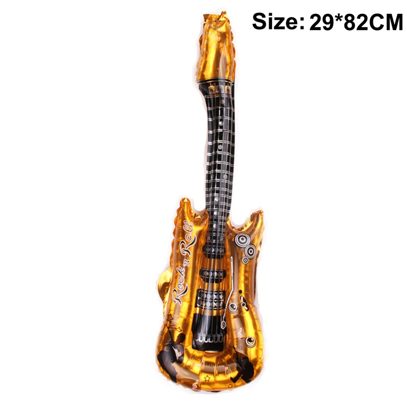 ERINGOGO Set De 5 Instrumentos Musicales Inflables – Guitarra, Saxofón, Órgano Electrónico Y Batería, Para Fiestas Y Decoración