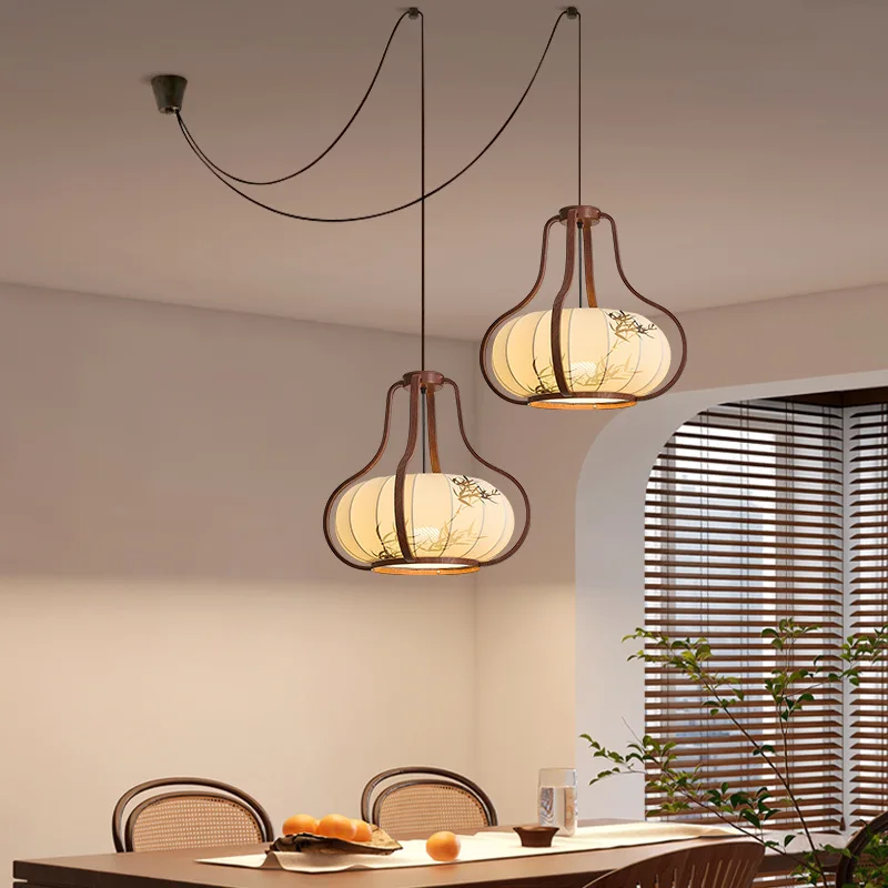 Dining room chandelier, new Chinese style ancient , retro living  dining room bed and breakfast bedroom lantern