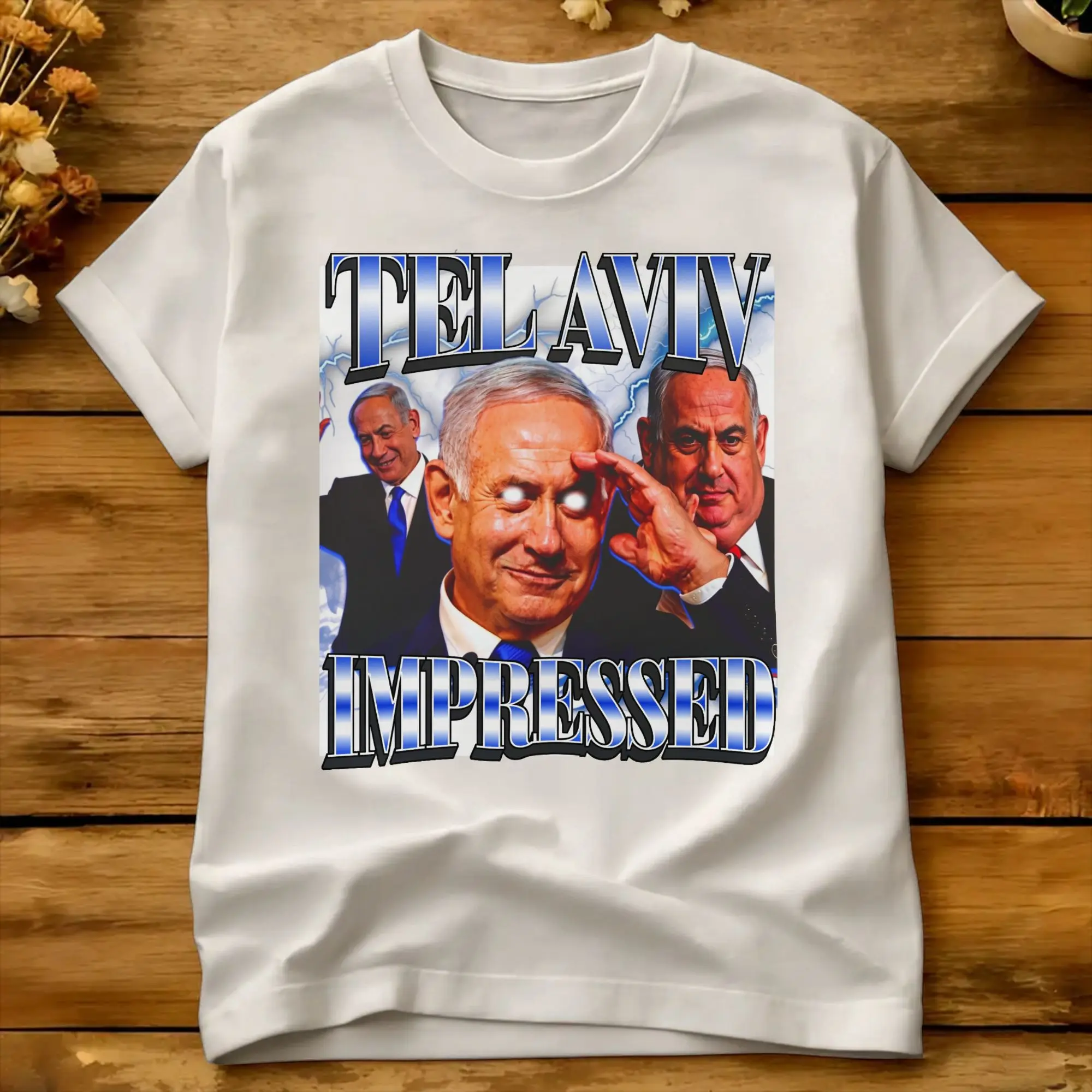 Harajuku T-Shirt Sommer Benjamin Netanyahu Trending T-Shirts 100 Baumwolle T-Shirt für Herren Y2K Casual Kurzarm Top Tees – Detail 4