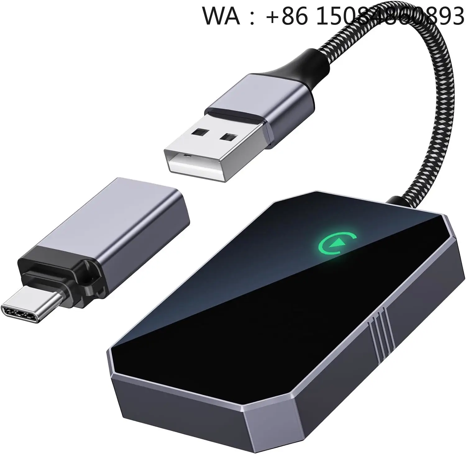 Wireless CarPlay Adapter OEM ODM USB Dongle for Android  Cars Compatible with  Fiat