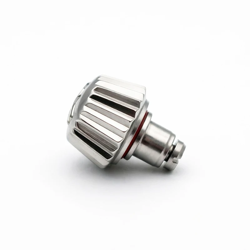 Pièces de rechange OMG Seamaster 300M, bouton de décompression à l'hélium et couronne, en acier inoxydable, pièce de rechange de qualité supérieure