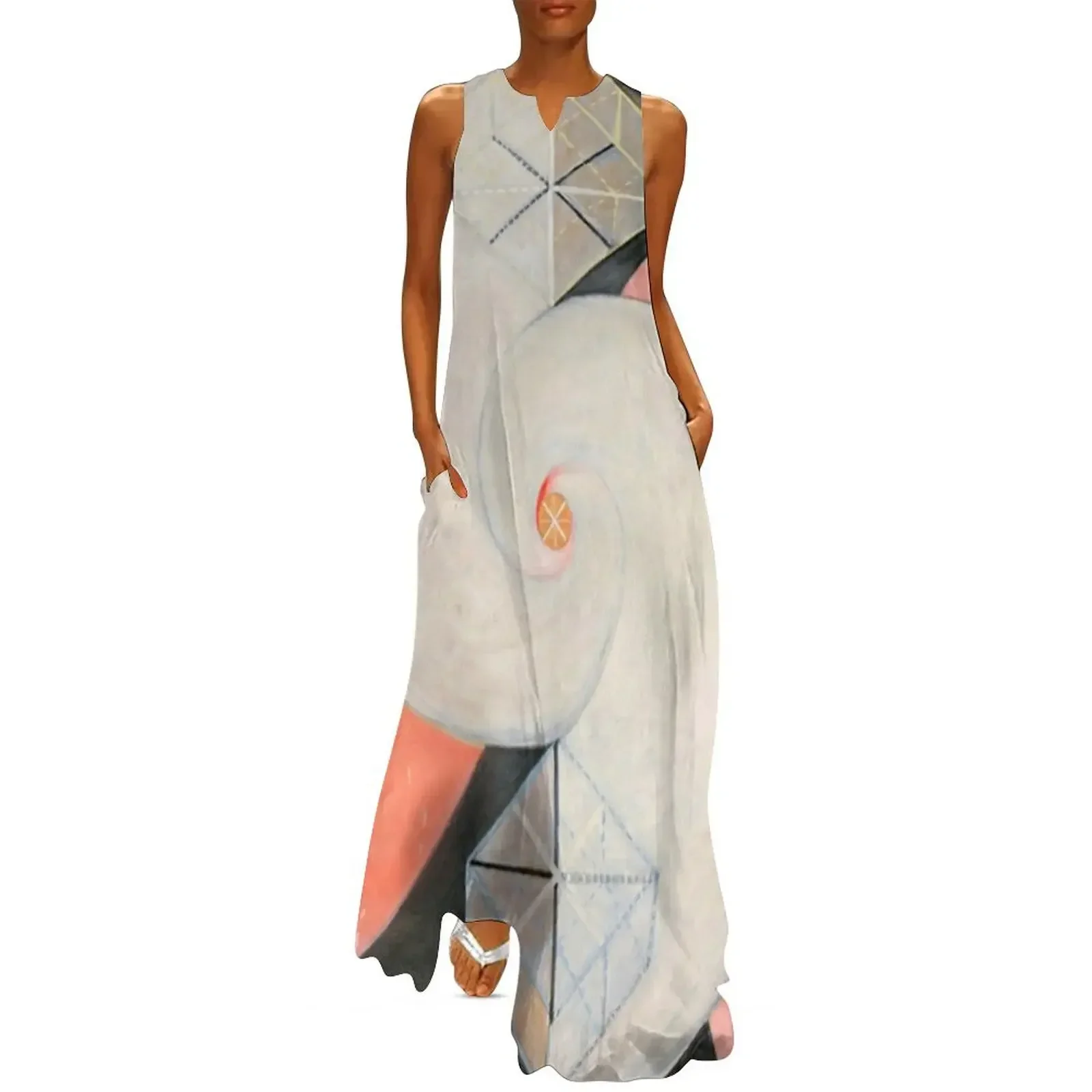 

Hilma af Klint The Swan, No. 21 Long Dress Prom gown summer dress woman 2025 trendy Dress