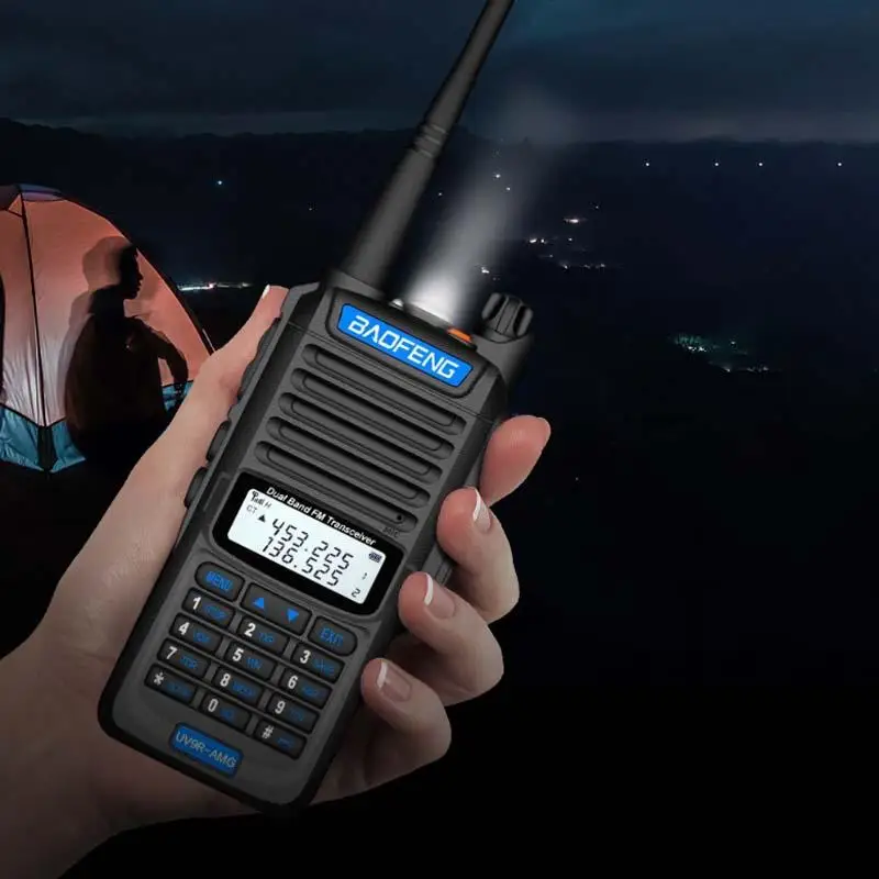 Baofeng UV9R AMG Two Way Radio Walkie Talkie Long Range Waterproof UV Dual Band Handheld Radio Sea Land Hotel Civilian Intercom