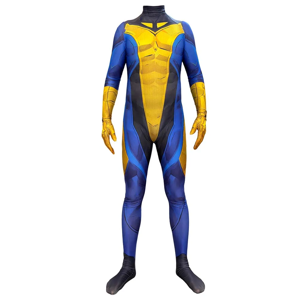 

Halloween Adult Men Rivals Cosplay Costumes Male Zentai Superhero Bodysuit Man Party Jumpsuits