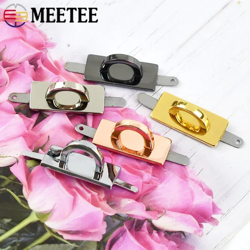 2/4/10Pcs Metal Buckles for Strap Handbag Chain Side Clip Buckle D Ring Clasp Arch Bridge Hook Connector DIY Leather Craft