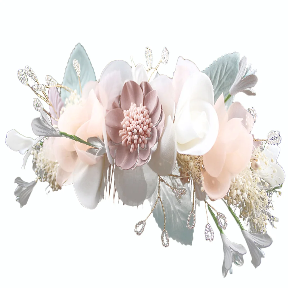 

Bridal Headwear Hair Combs for Women Accessories Flower Crowns Wedding Festivals Band Wreath Garland Floral Korean Women's