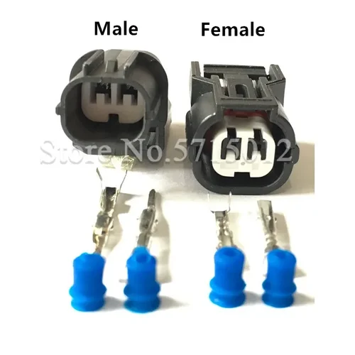 Imagen 2 del producto 2 orificios 6188-0589 6189-0890 enchufe del sensor de temperatura impermeable ABS enchufe del cable de luz del sensor para Honda 91706-PLC-0030-H1