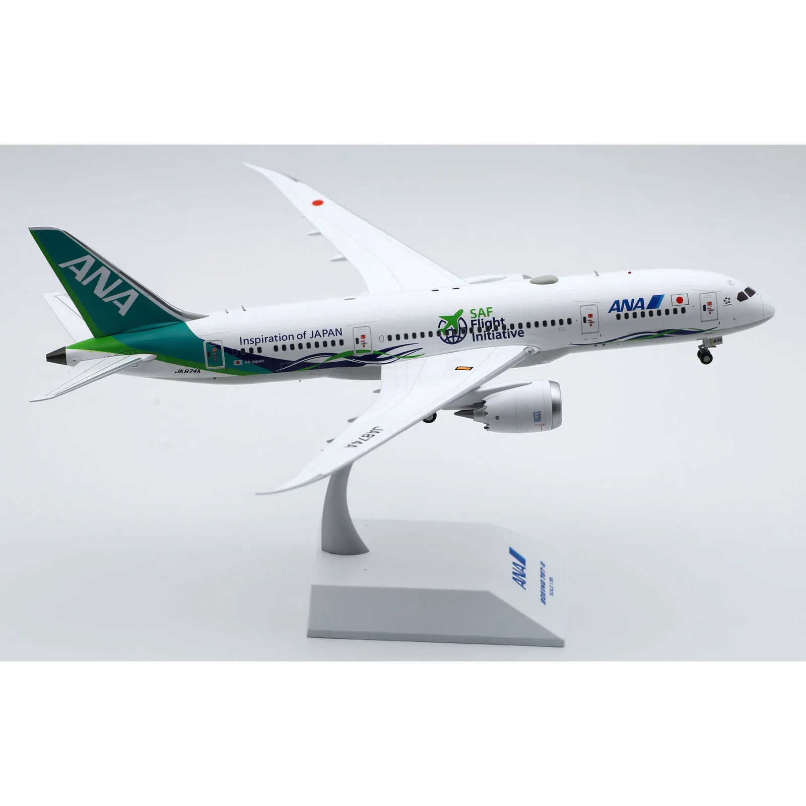 SA2035 avión coleccionable de aleación, regalo JC Wings 1:200 All Nippon Airways "StarAlliance" Boeing 787-8, modelo de avión fundido a presión JA874A