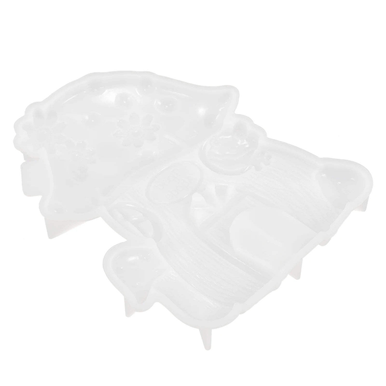 سيليكون لتقوم بها بنفسك الحرف الفطر على شكل الايبوكسي قالب الصب قابلة لإعادة الاستخدام غير عصا قالب ديكور الفطر لديكور الطاولة الحرف اليدوية #2