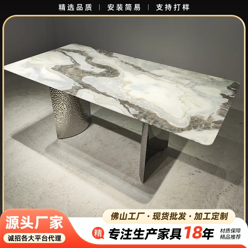 

Оптовая продажа, роскошный камень, натуральный мрамор, гостиная, бытовой обеденный стол, бытовой стол для небольшой квартиры, обеденный стол, каменная плита