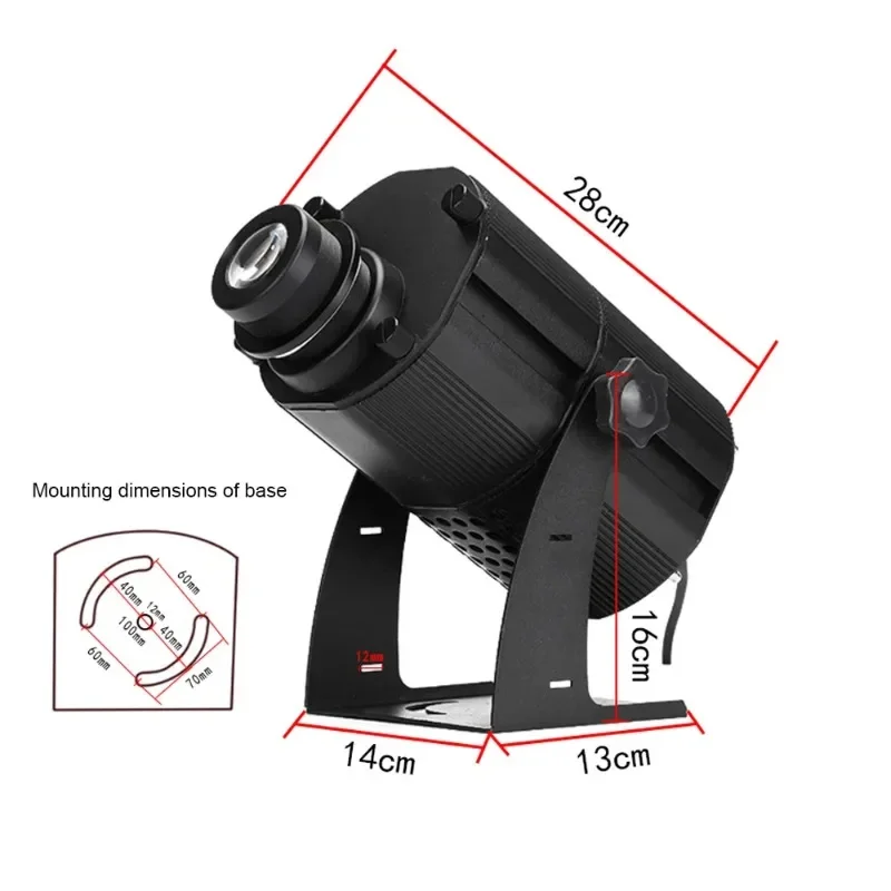 Professional Customizable Outdoor Logo Projector Light Rotating IP65 Waterproof LED Logo Advertising Lights