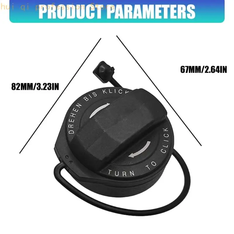 Fahrzeug-Tankdeckel 99620124103 für 986 987 996 997, schwarze Tankabdeckungsbaugruppe mit Clip-Fit-Design für Service H8WE – Detail 6